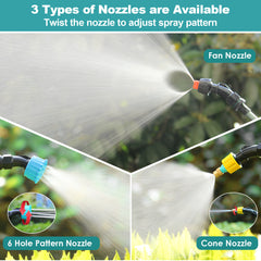 Upgraded 5M Electric Powered Sprayer Wand High-Efficiency Garden Tool