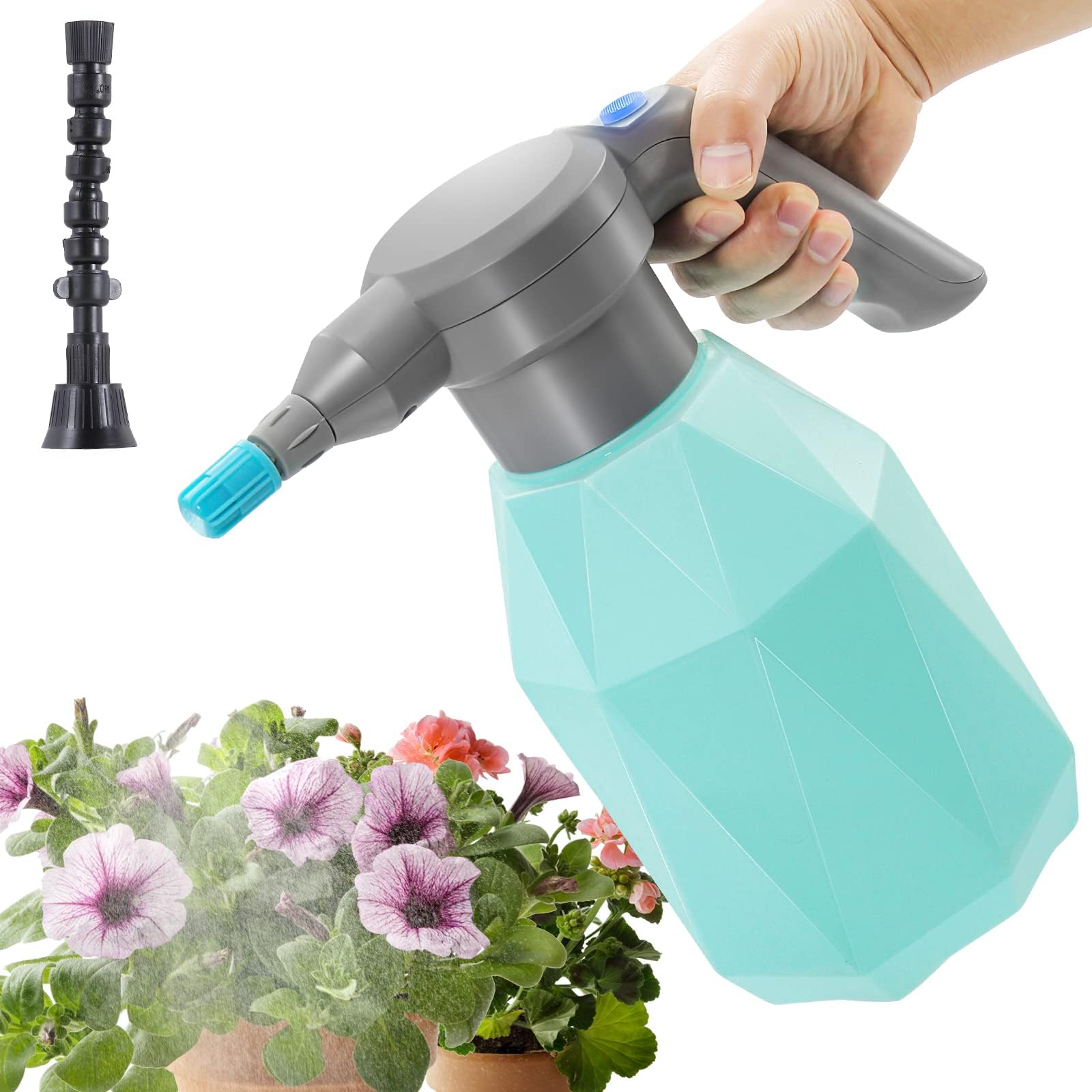 pneumatic garden sprayer 0.5 Gallon/2L Rechargeable Electric Sprayer Bottle