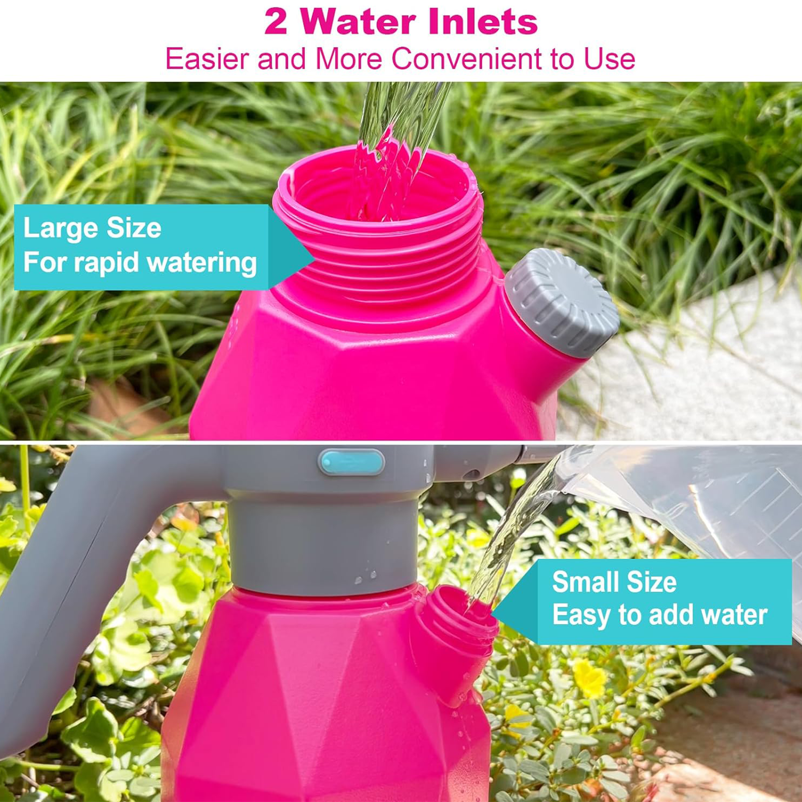 0.5 Gallon/2L Rechargeable Electric Sprayer Bottle - Convenient Garden and Home Use