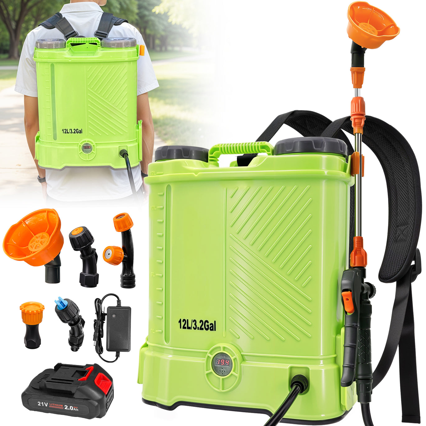 Portable electric sprayer – Sidekingsprayer