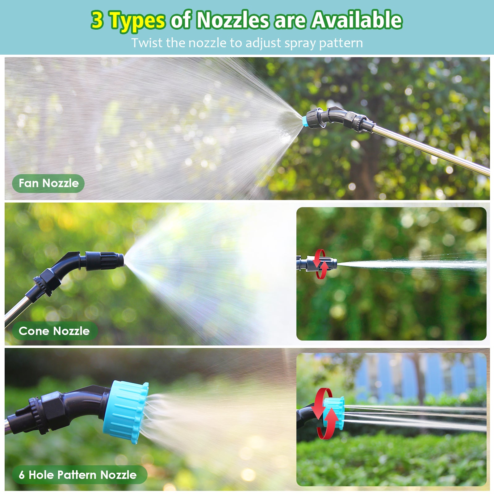 2 Gallon/8L Battery Operated Garden Sprayer - Durable and Easy to Use