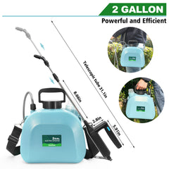 2 Gallon/8L Battery Operated Garden Sprayer - Durable and Easy to Use