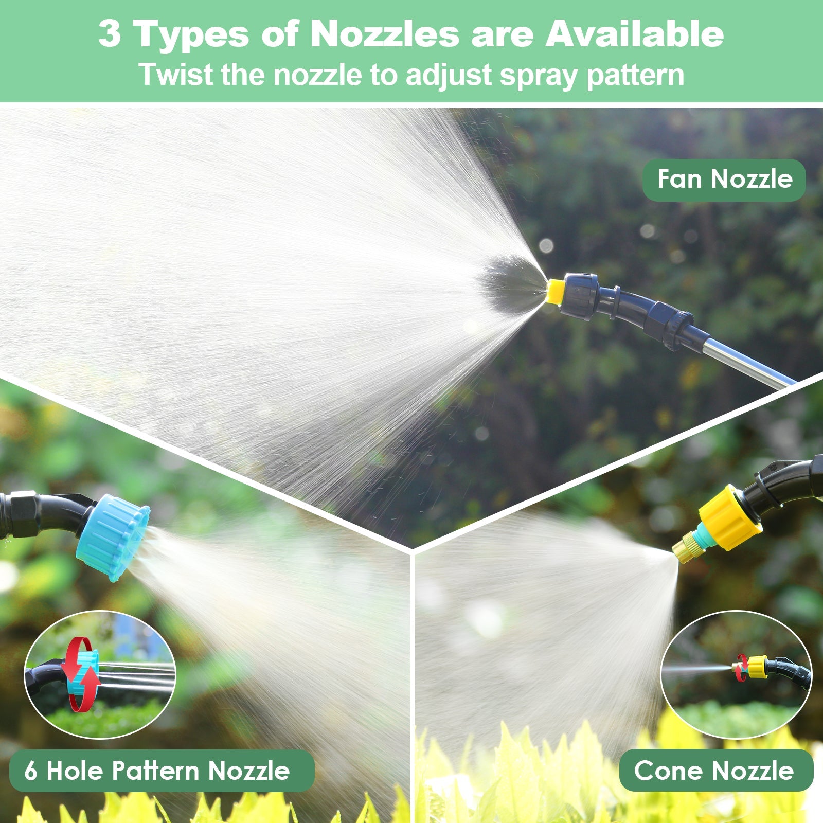 New 1.35 Gallon /5L  Electric Garden Sprayer Portable, Rechargeable, and Efficient