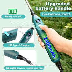 1.35 Gallon/5L USB Rechargeable Electric Sprayer with Battery Indicator
