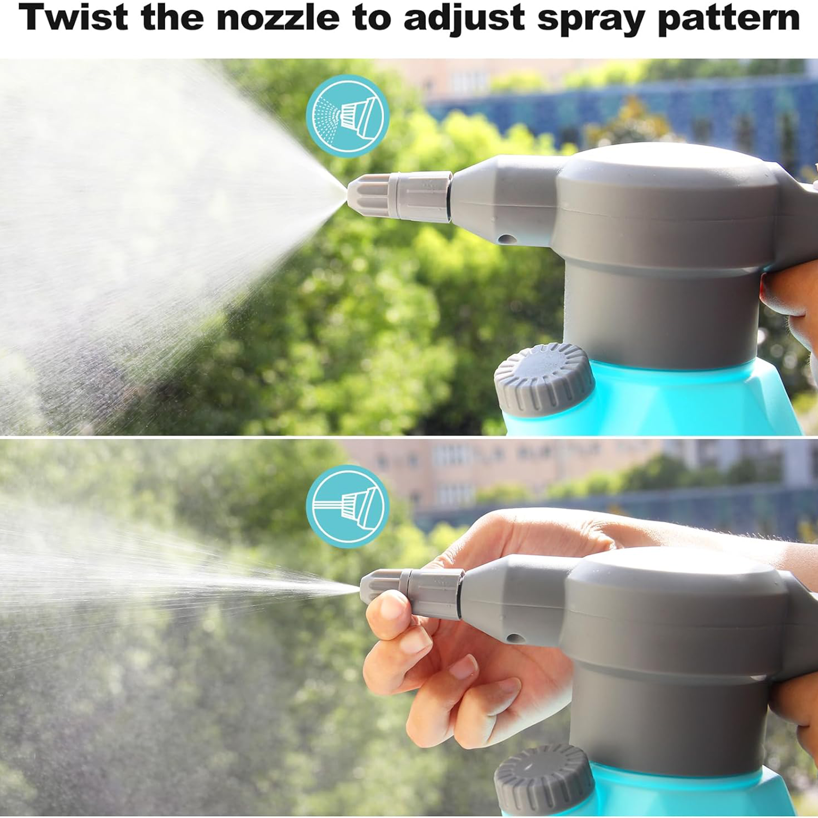 0.8 Gallon/3L Electric Spray Bottle Plant Mister with Adjustable Mist Nozzle