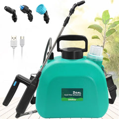 SideKing Battery Powered Sprayer 2 Gallon, 7.4V Powerful Electric Garden Weed Yard Sprayer